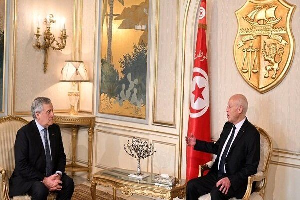 سه محور گفتگوی مهم رئیس‌جمهور تونس با وزیران خارجه و کشور ایتالیا
