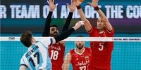 پیروزی تیم والیبال ایران مقابل آرژانتین