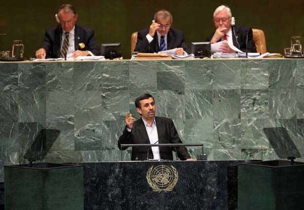 محمود احمدی‌نژاد سازمان ملل