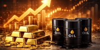 پرواز قیمت طلا با سوخت سقوط نفت |‌ رشد ۲.۲ درصدی قیمت نقره | خوش‌بینی به برقراری آتش‌بس به بازار سیگنال داد؟