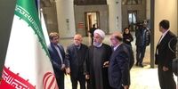 روحانی به همراه زنگنه و همتی از نمایشگاه دستاوردهای صنعت پتروشیمی بازدید کرد