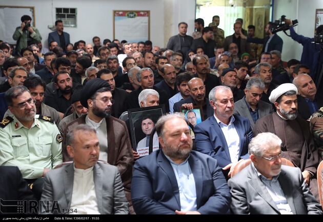 حضور رئیس جمهوری در محل حادثه معدن یورت