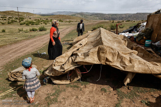 زندگی عشایر مغان در دامنه سبلان