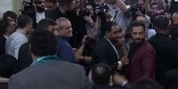حاشیه جالب سخنرانی رئیس جمهور منتخب در حرم امام+ فیلم