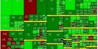 نقشه بورس امروز ǀ سبزپوشی بانکی‌ها و خودرویی‌ها
