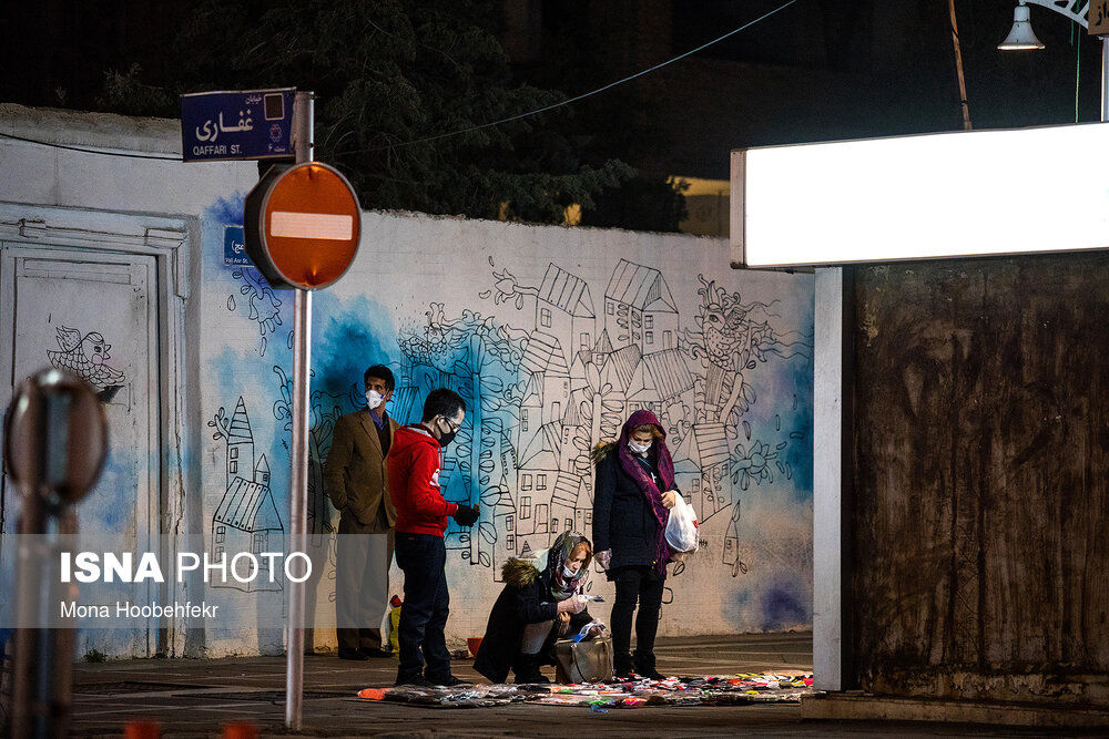 سایه سنگین کرونا بر خیابان‌های پایتخت|تصاویر