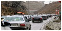 ترافیک سنگین در جاده چالوس/ کدام محورهای شمالی بارانی است؟