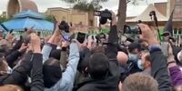  فیلم سخنان همایون شجریان در بهشت زهرا 