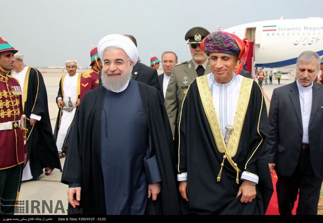 ورود رئیس جمهوری به عمان