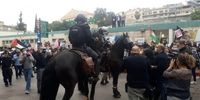 حمله پلیس رژیم صهیونیستی به فلسطینی‌های معترض به سفر نتانیاهو+عکس
