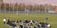 سفره ناهار ملی‌پوشان وسط زمین چمن+تصاویر
