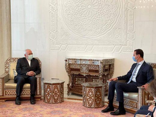 ظریف با بشار الاسد دیدار کرد