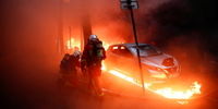 به آتش کشیدن ۸۶۱ خودرو در شب سال نوی میلادی در سراسر فرانسه