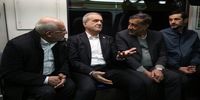 حضور پزشکیان در مترو/ رئیس‌جمهور: توسعه حمل‌ونقل عمومی، اولویت جدی دولت است
