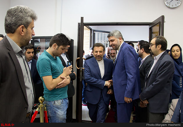 افتتاحیه پارک علم و فناوری ارتباطات و فناوری اطلاعات با حضور فرهادی وزیر علوم و واعظی وزیر ارتباطات در استان البرز