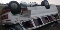 تصادف دلخراش اتوبوس دهدشت - تهران با ۱۱ کشته و ۱۴ زخمی