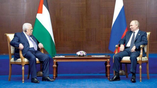 دیدار محمود عباس با پوتین / به آمریکا اعتماد نداریم