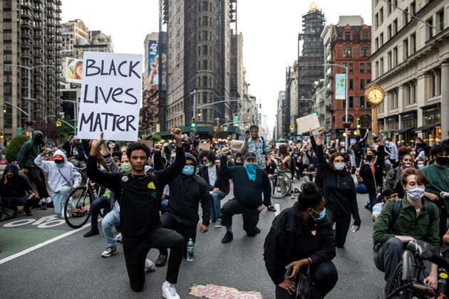 تصاویر منتخب اعتراضات سراسری آمریکا (۳)| «اتحاد رنگ‌ها علیه سفیدبرترپنداری»