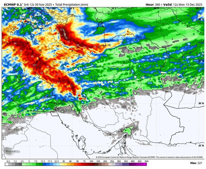 آغاز بارش‌های سنگین تا ساعاتی دیگر/ تهرانی ها منتظر باشند