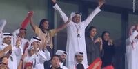  تصاویر پربازدید از شادی امیر قطر از صعود مراکش
