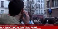 اعتراضات گسترده در نزدیکی محل وقوع تیراندازی پاریس + فیلم