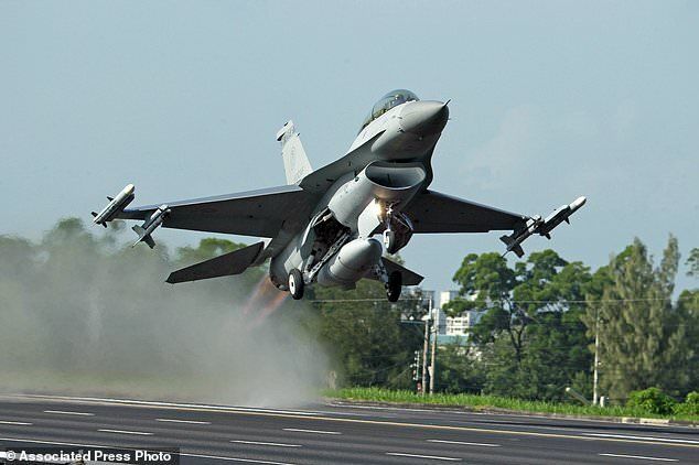 خبر ارتش تایوان از ناپدید شدن جنگنده اف-۱۶ حین پرواز آزمایشی 