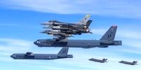 پرواز جنگنده‌های آمریکایی با کلاهک هسته‌ای بر فراز شبه‌جزیره کره