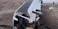 مرگ 6 مسافر در پی واژگونی اتوبوس مشهد-قزوین+فیلم