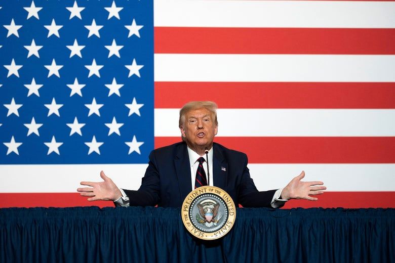 ترامپ درگیر آماده سازی سخنرانی سیاست خارجی خود پیش از انتخابات