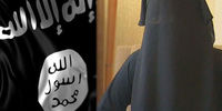 حمله زن داعشی با چاقو به یک سرباز + تصاویر (16+)