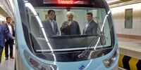 تصاویر حضور رییس جمهور در مترو 