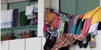 خشک کردن لباس در بالکن در این شهر ممنوع است 