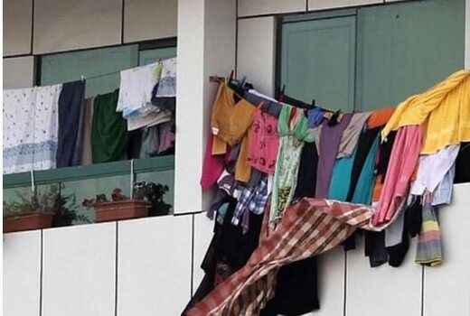 خشک کردن لباس در بالکن در این شهر ممنوع است 