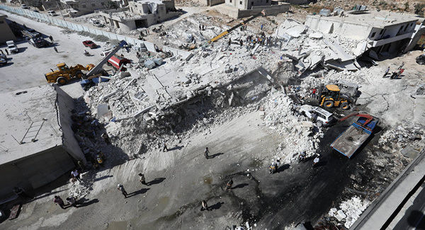 انفجار انبار مهمات در سوریه چندین کشته بر جای گذاشت
