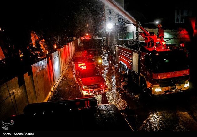آتش سوزی انبار کالا در جاده مخصوص کرج