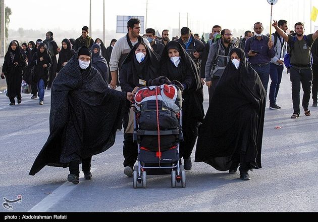 خروج زائران اربعین حسینی از مرز مهران