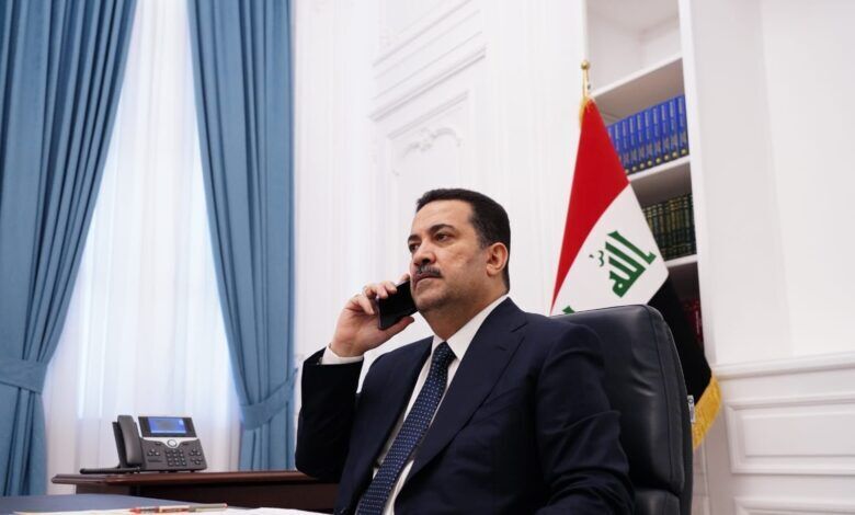 گفتگوی تلفنی نخست‌وزیر عراق با زلنسکی درباره اوکراین