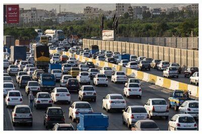 ترافیک ورودی‌های تهران سنگین است
