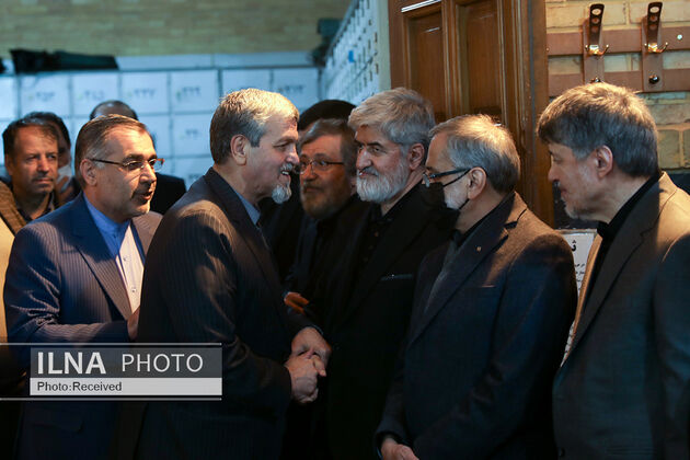 مراسم همسر شهید مطهری