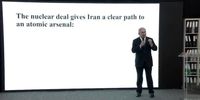 نقاشی تازه نتانیاهو/ ایران فعالیت مخفی تسلیحات هسته ای دارد