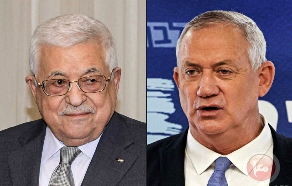 دیدار محمود عباس با وزیر جنگ صهیونیست ها 