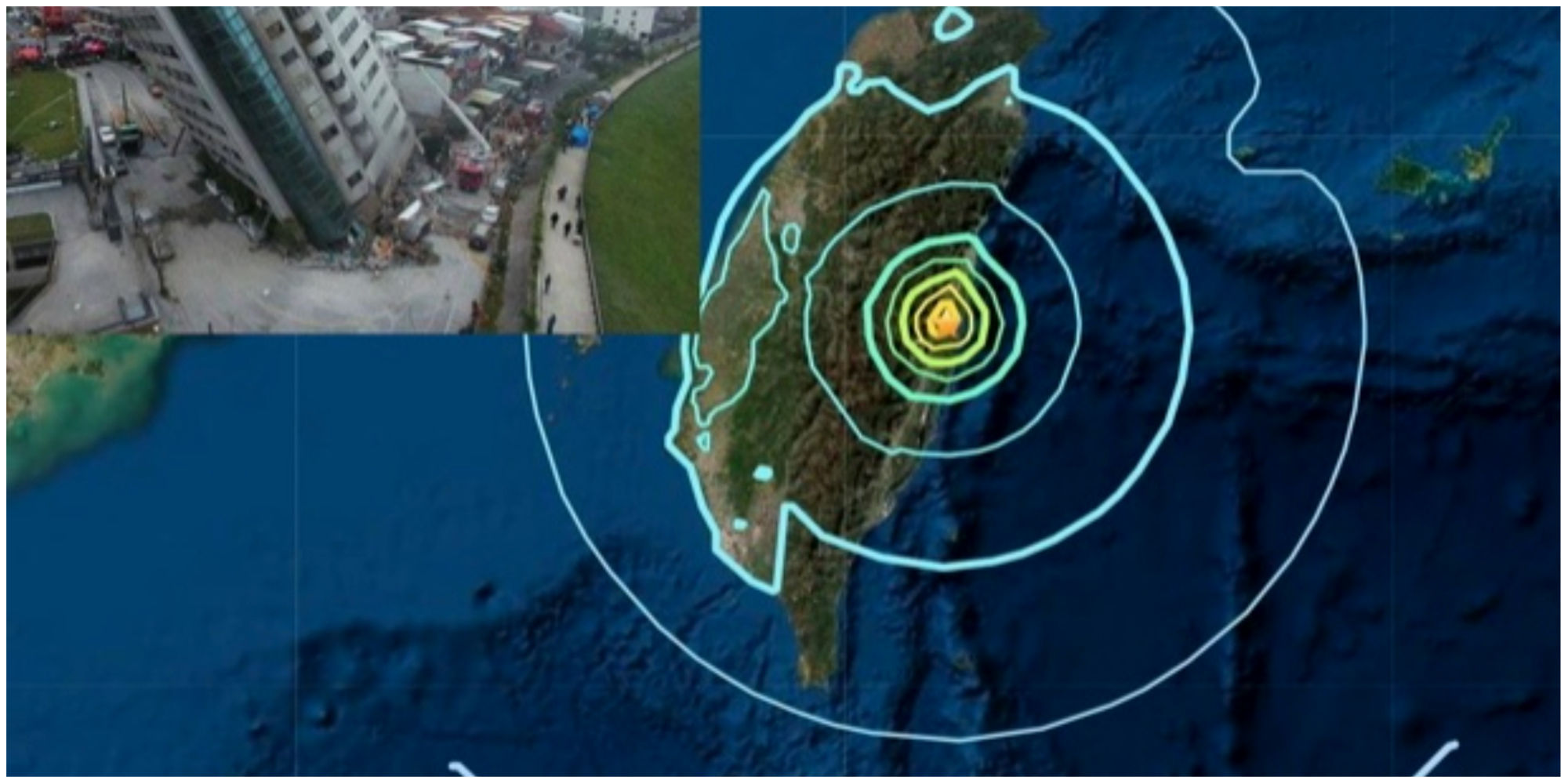  زلزله 7.2 ریشتری تایوان/ هشدار سونامی صادر شد+فیلم