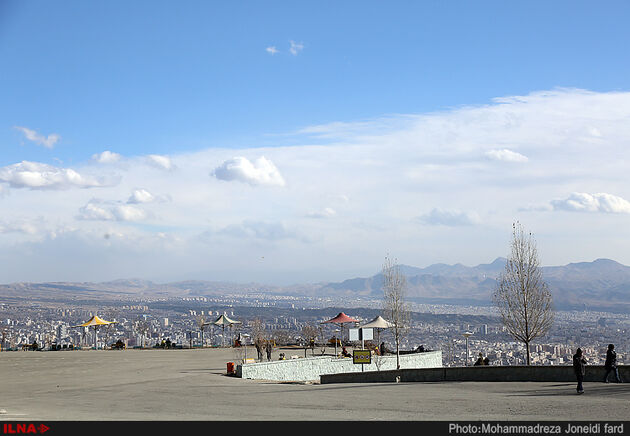 آسمان امروز تهران