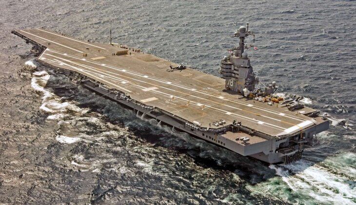 قاتل گران‌ترین ناو آمریکایی از راه رسید
