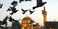 قابی قدیمی از حرم امام رضا (ع) 160 سال پیش+عکس