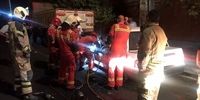 مرگ 3 نفر در تصادف وحشتناک دو کامیون در ولنجک تهران+ عکس