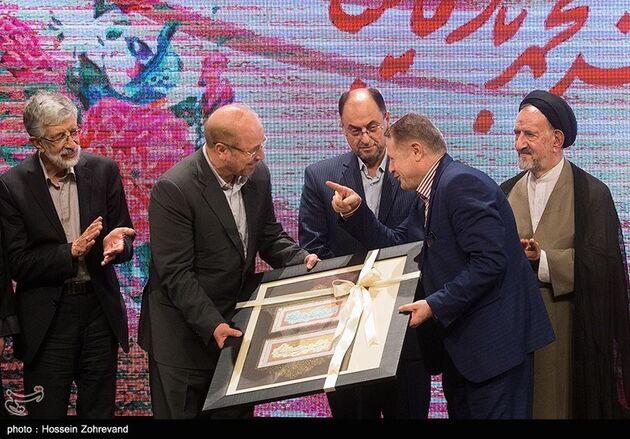 آئین تجلیل از خدمات فرهنگی و هنری محمدباقر قالیباف