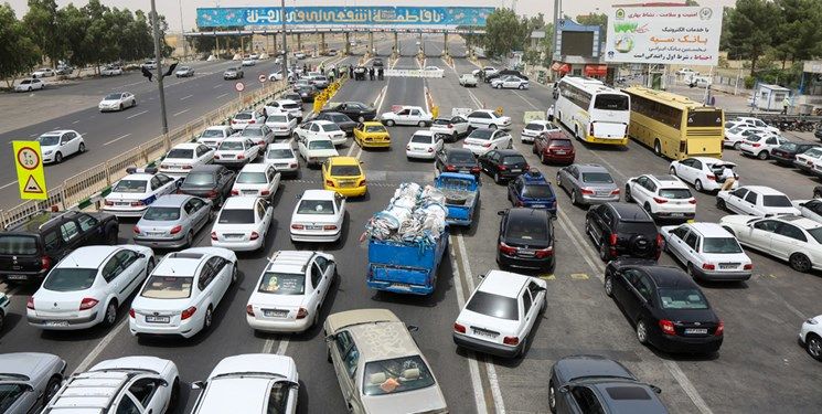  ترافیک در هراز و جاده فیروزکوه