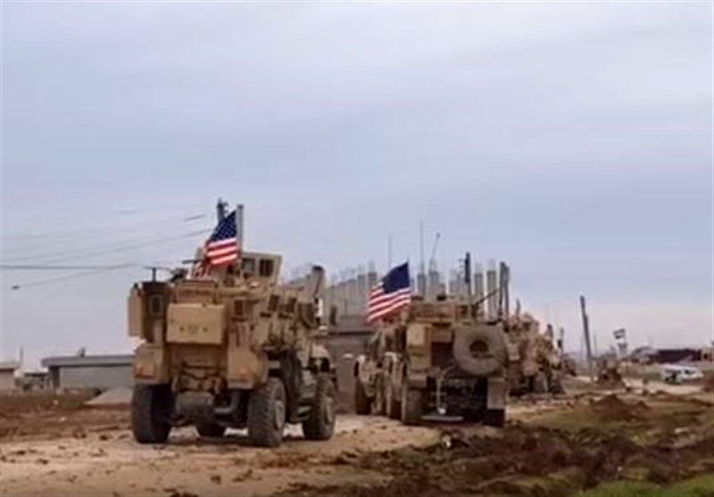 ۲۵ خودروی نظامی آمریکا از شمال سوریه به عراق منتقل شد