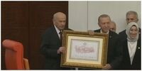 اردوغان برای سومین بار سوگند خورد